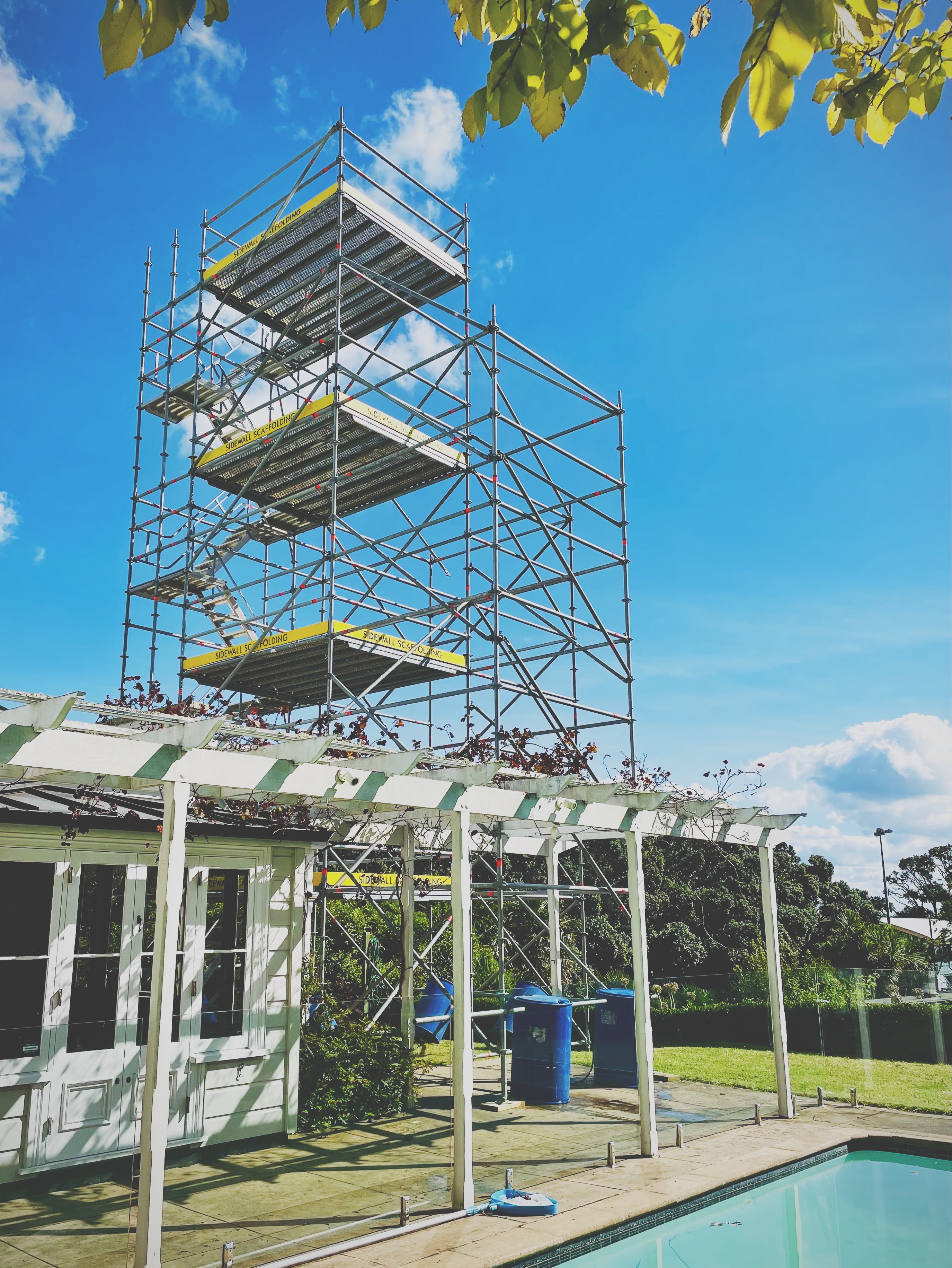 Commercial scaffolding